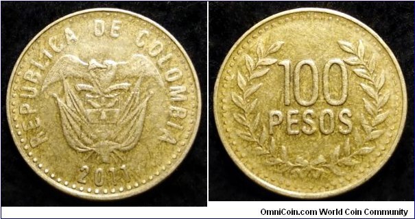 Colombia 100 pesos.
2011