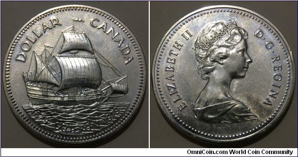 1 Dollar (Commonwealth - Federal State of Canada / Queen Elizabeth II / 300th Anniversary of the Griffon / SPECIMEN // SILVER 0.500 / 23.33g / ⌀36mm / Mintage: 688.671 pcs) 