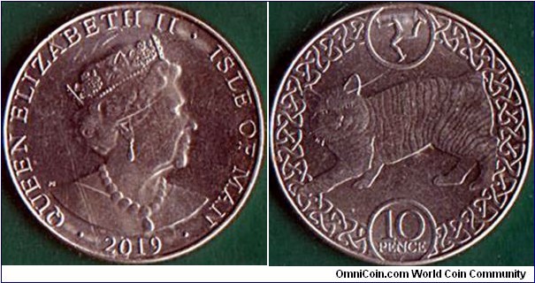 Isle of Man 2019 10 Pence.