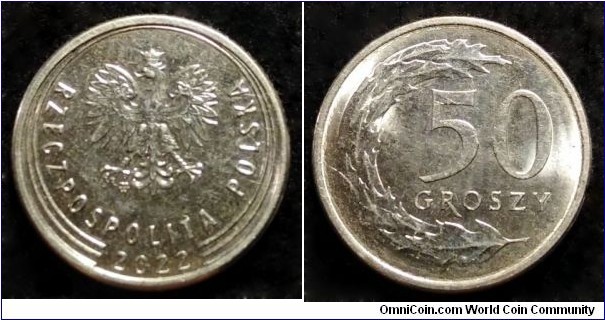 Poland 50 groszy.
2022