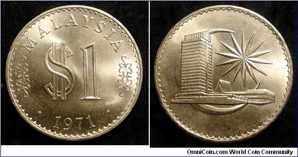 Malaysia 1 ringgit.
1971