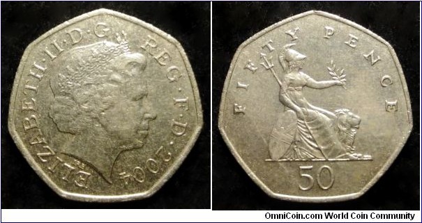 50 pence.
2004