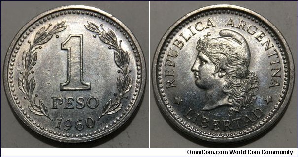 1 Peso (Argentine Republic // Nickel clad Steel) 
