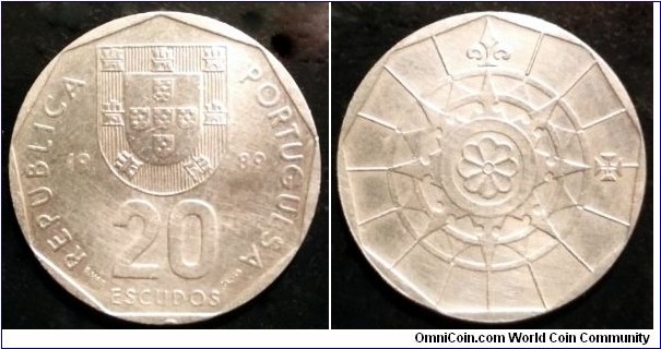 Portugal 20 escudos.
1989 (III)