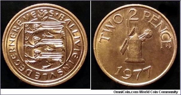 Guernsey 2 pence.
1977 (II)