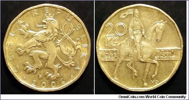 Czech Republic (Czechia) 20 korun.
2004
