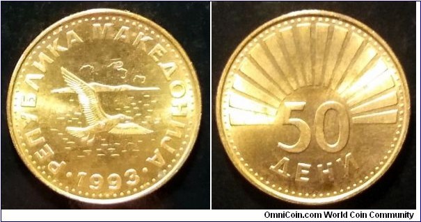 North Macedonia 50 deni. 1993 (II)