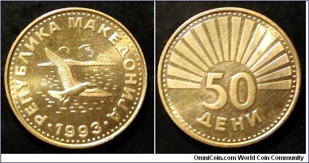 North Macedonia 50 deni. 1993 (III)