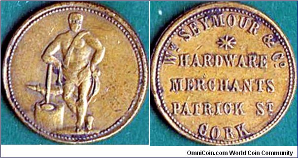 Cork N.D. 1 Farthing.

W. Seymour & Co..