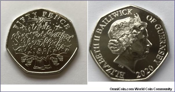 50p Christmas Carol, While Shepherds Watched Their Flocks