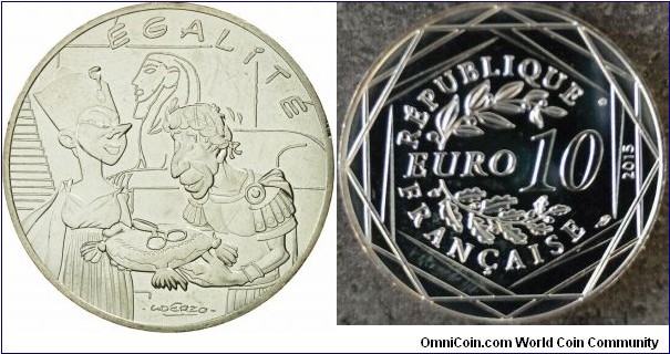 10 euro  égalité Cleopatra & Ceaser