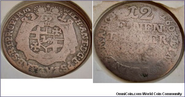 1764-7 German States Paderbourn 1-12 Thaler