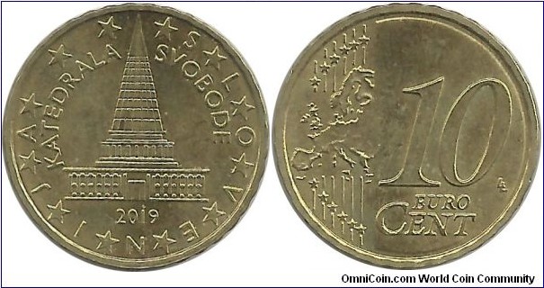 Slovenia 10 Eurocent 2019