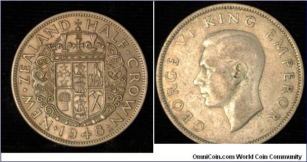 Half Crown George VI