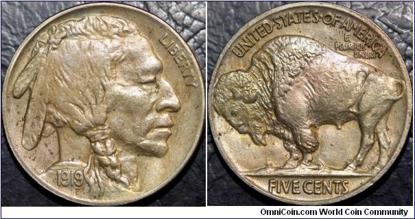 1919 BUFFALO NICKEL