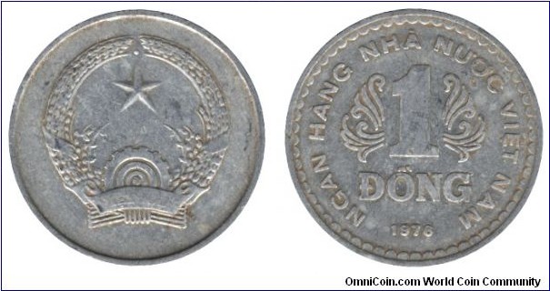 Vietnam, 1 dong, 1976, Al.