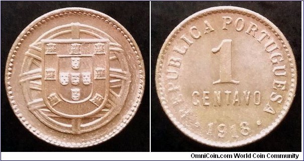 Portugal 1 centavo.
1918