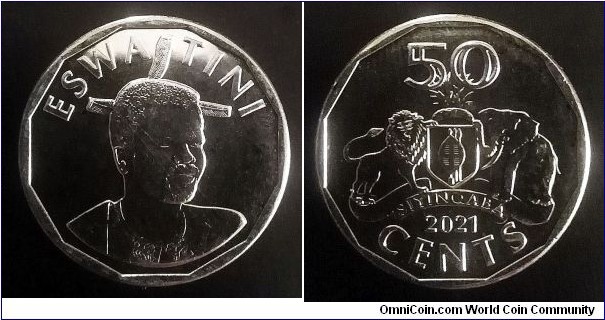 Ewatini 50 cents.
2021