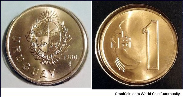 Uruguay 1 new peso.
1980 (II)