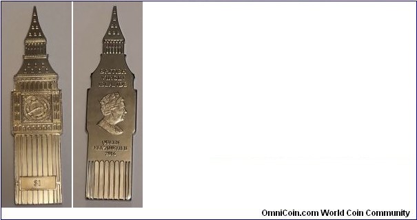  $1 Elizabeth Tower (Big Ben) 