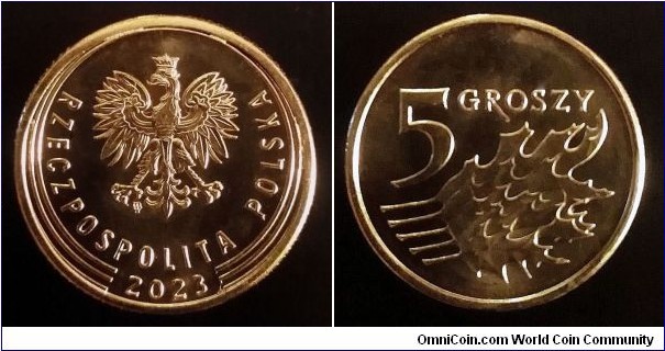 Poland 5 groszy.
2023