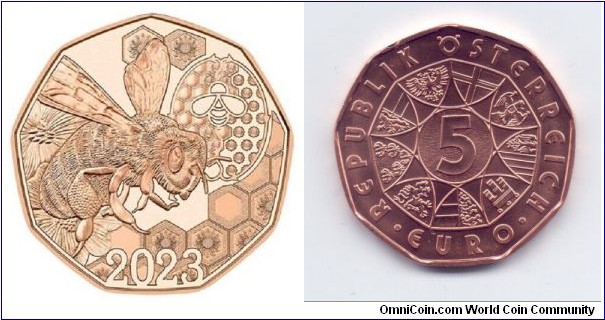 5 euro New Year Bee 