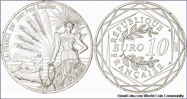 10 Euro, Jean Paul Gaultier, #20 Overseas Departments 