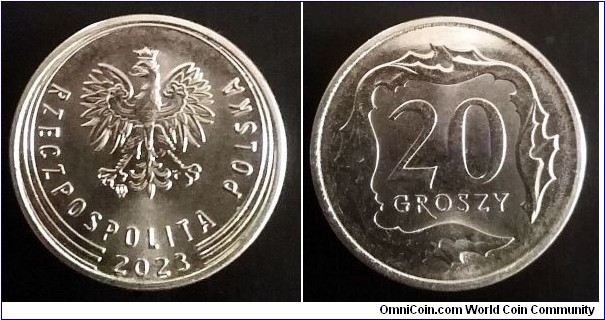 Poland 20 groszy.
2023