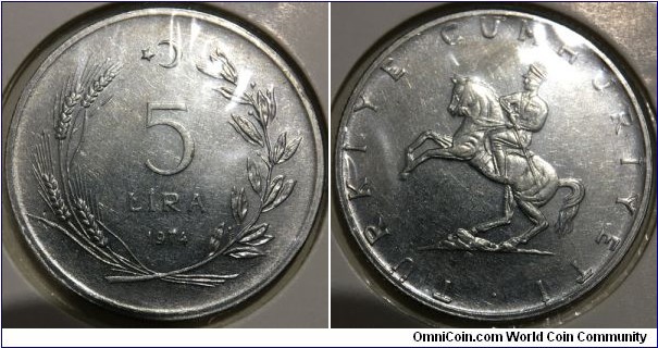 5 Lira (Republic of Turkiye // Acmonital) 