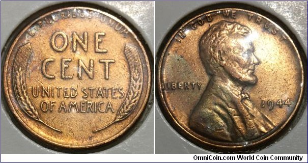 1 Cent (United States of America / Lincoln - Wheat Ears Reverse // Bronze 3.11g) 