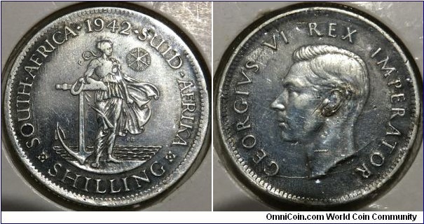 1 Shilling (Union of South Africa / King George VI // SILVER 0.800 / 5.66g / ⌀23.7mm)