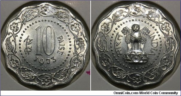 10 Paise (Republic of India //  	Aluminium-Magnesium) 