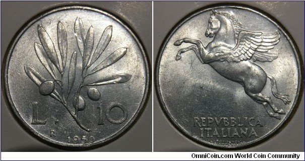 10 Lire (Italian Republic // Aluminium) 