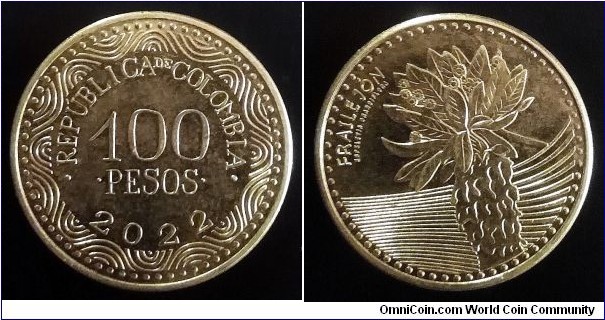 Colombia 100 pesos.
2022