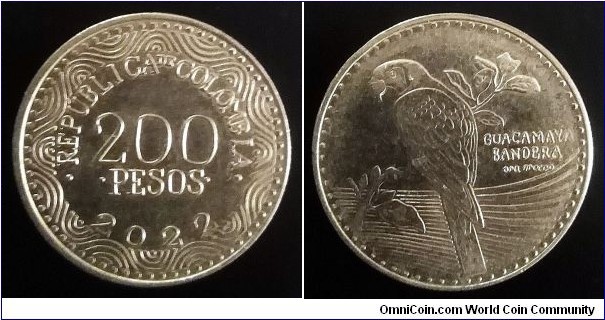 Colombia 200 pesos. 2022, Second piece in my collection.