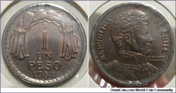 1 Peso (Republic of Chile // Copper 7.5g) 