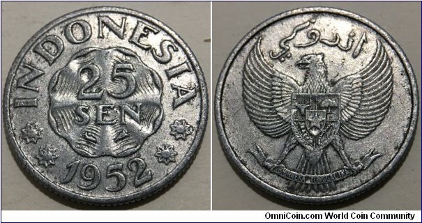 25 Sen (Republic of Indonesia // Aluminium) 