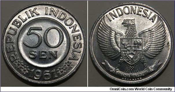 50 Sen (Republic of Indonesia // Aluminium) 