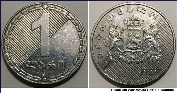 1 Lari (State of Georgia // Copper-Nickel) 