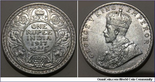 1 Rupee (British India / King George V // SILVER 0.917 / 11.66g / ⌀30.5mm)