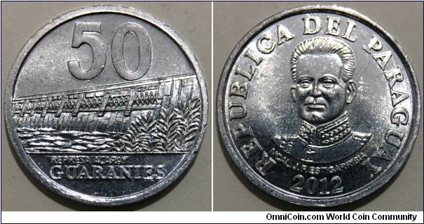 50 Guaranies (Republic of Paraguay // Aluminium) 