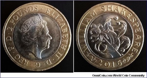 2 pounds. 2016, 400th Anniversary of the death of William Shakespeare - Comedy. Second piece in my collection.
