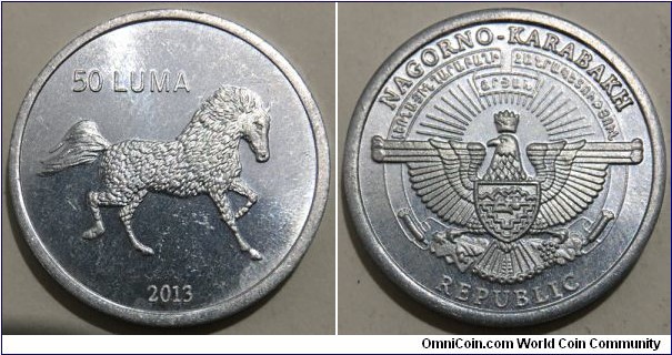 50 Luma (Republic of Artsakh / Nagorno-Karabakh // Aluminium)