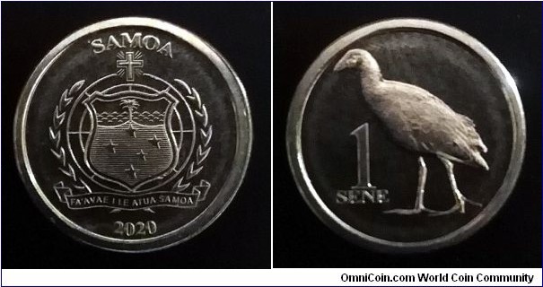 Samoa 1 sene. 2020, Birds - Purple Swamp Hen.