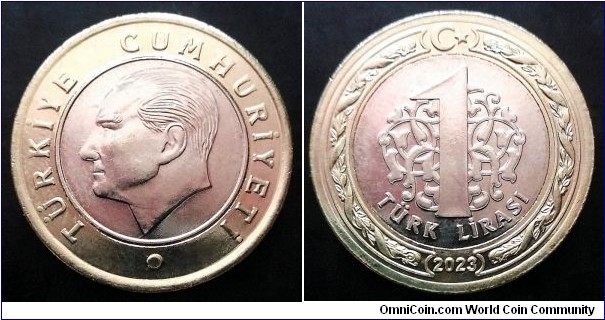 Turkey 1 lira. 2023