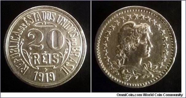 Brazil 20 reis. 1919