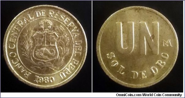 Peru 1 sol. 1980