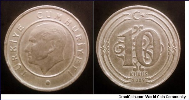 Turkey 10 kurus. 2009 (III)