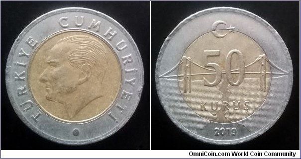 Turkey 50 kurus. 2019