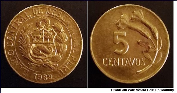 Peru 5 centavos. 1969